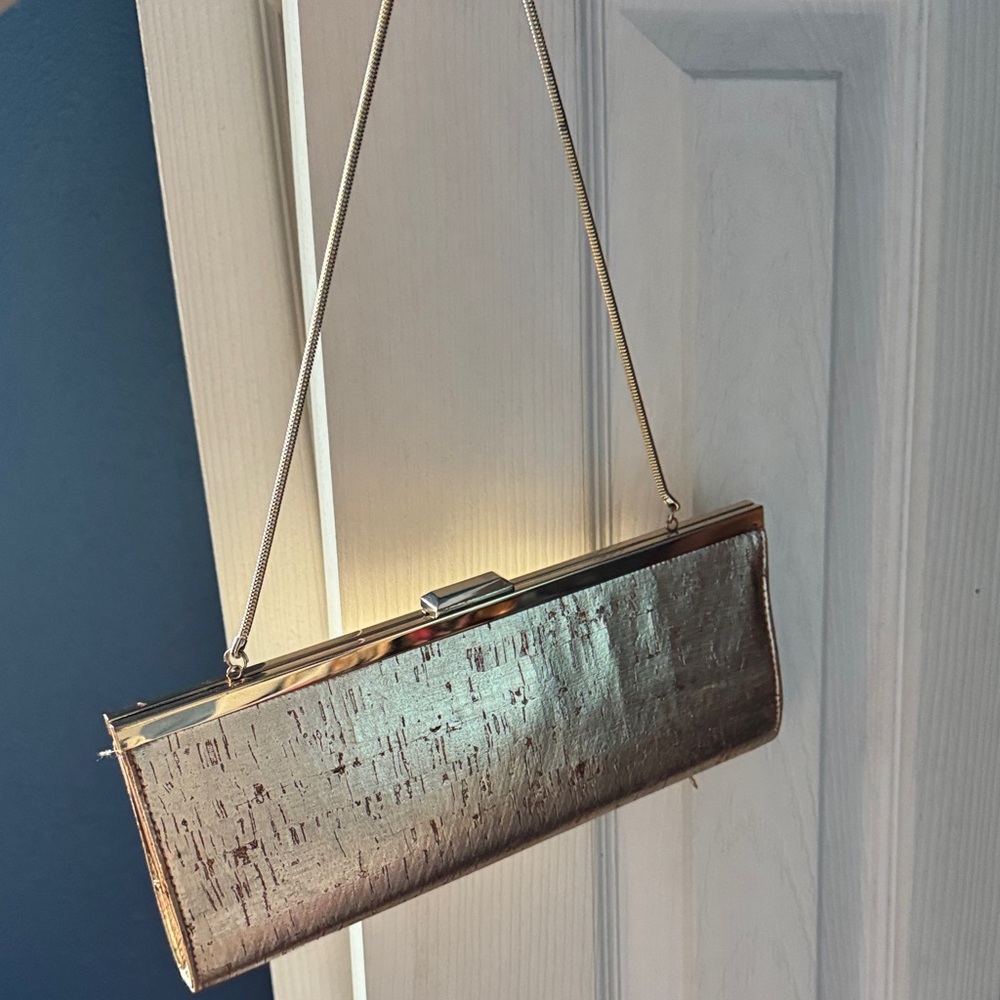 Elegant Gold Clutch Bag